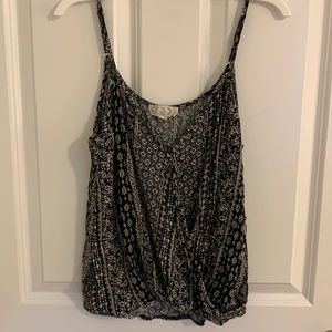 Pink Rose Patterned Tank